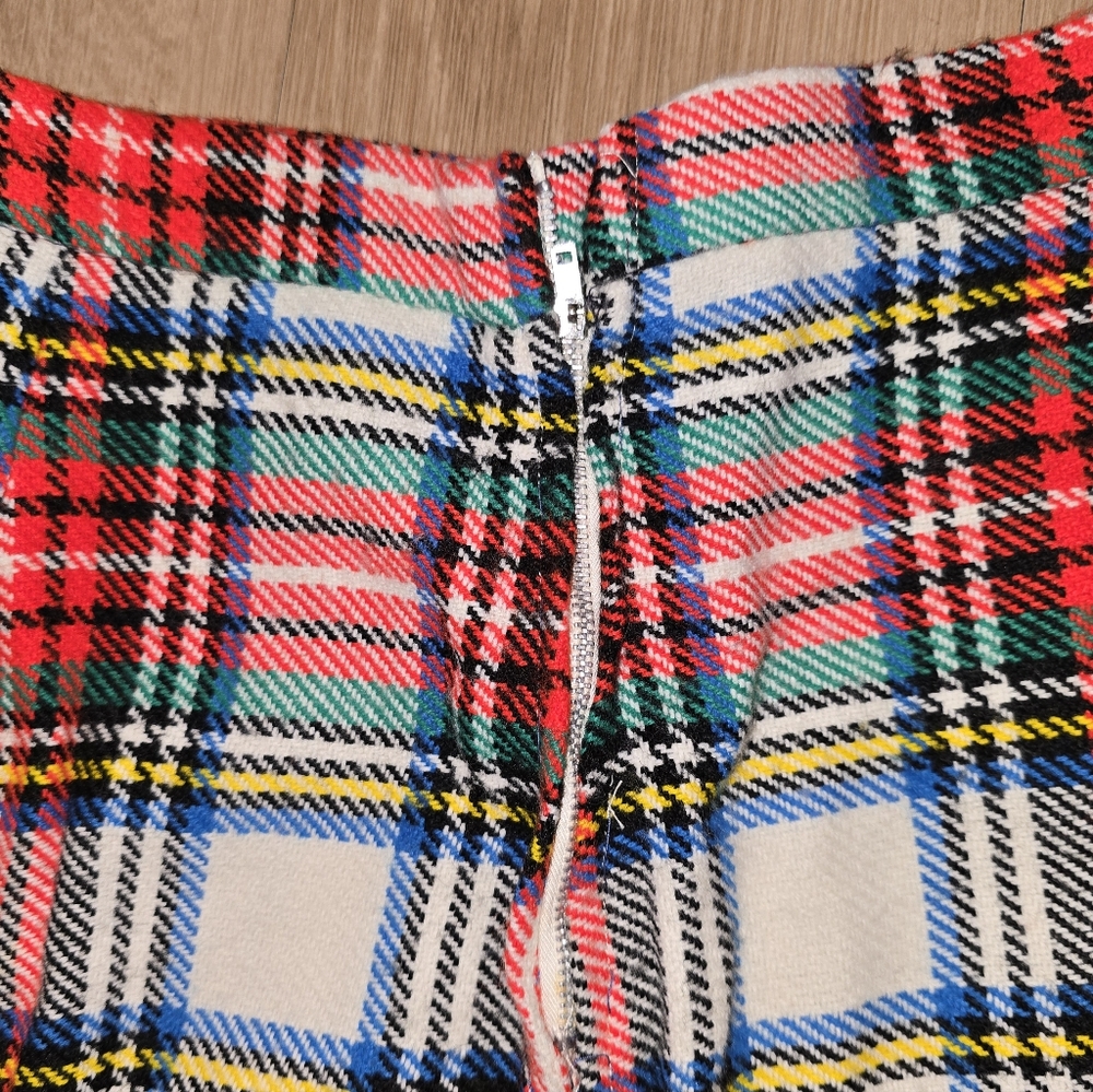 Vintage JC Penny Fashions, 60s, Plaid Mini Skirt, Womens - Picture 4 of 5